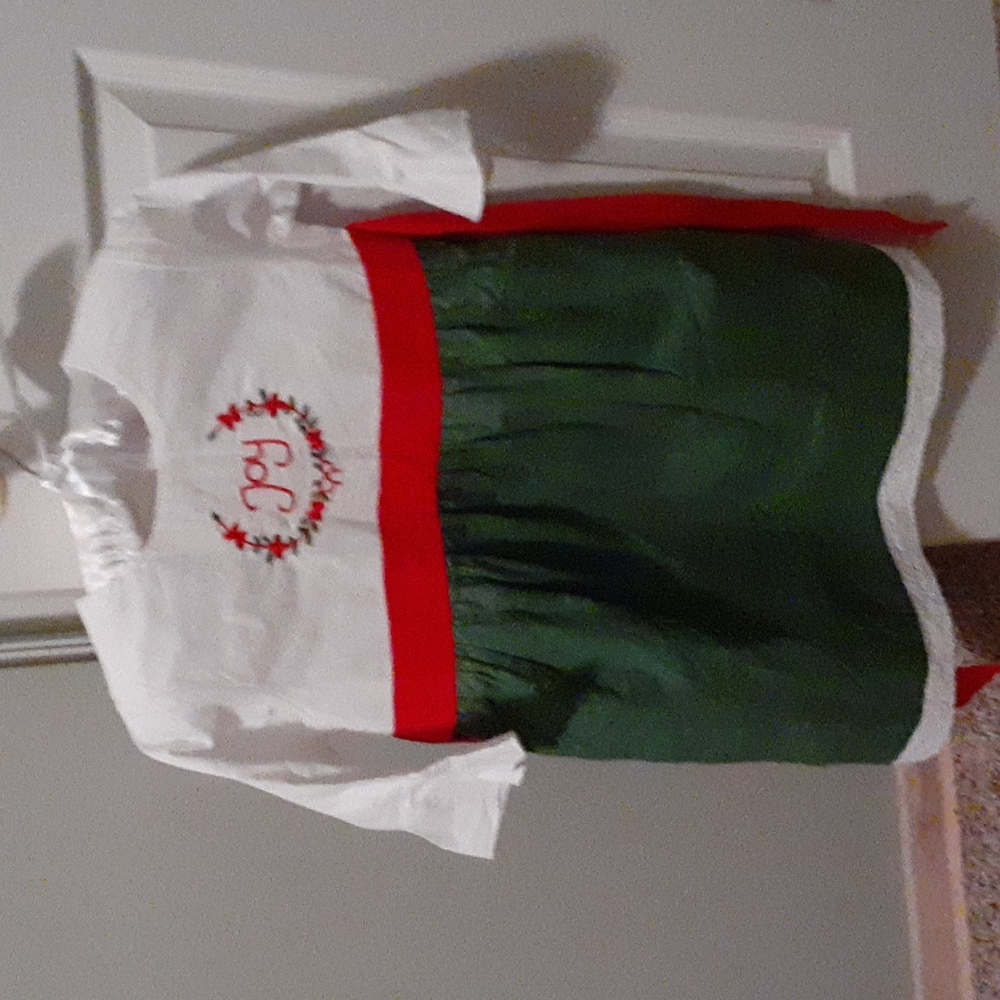 Brand new! Christmas Joy embroidered dress